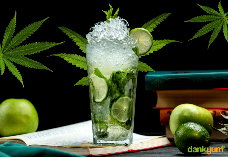 Cannabis Infused Mojito Cocktail
